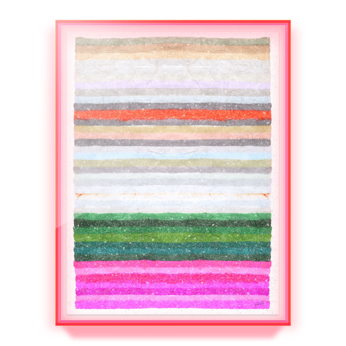 Chromatic Harmony #7 Embellished Print