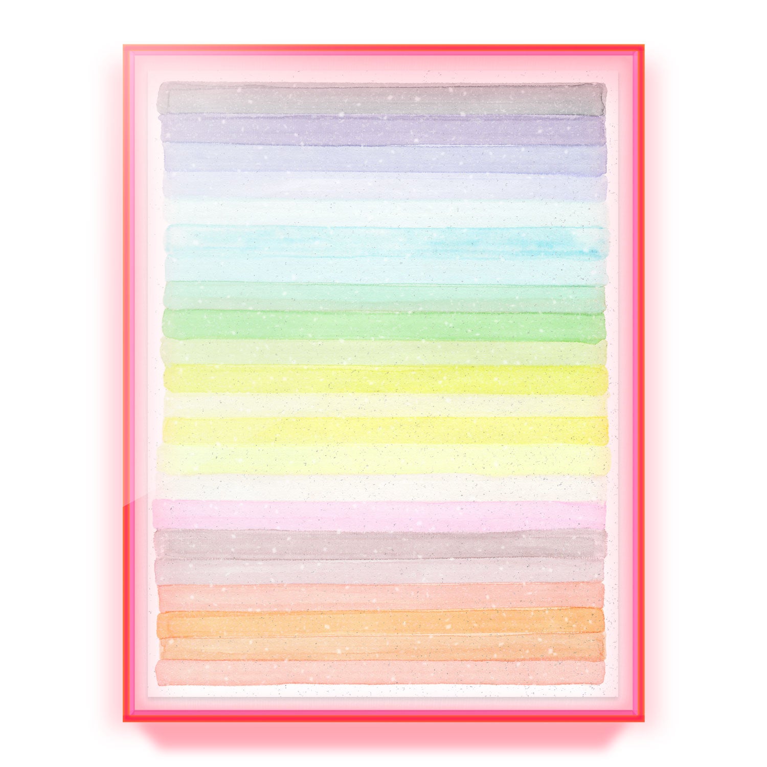 Chromatic Rainbow Embellished Print