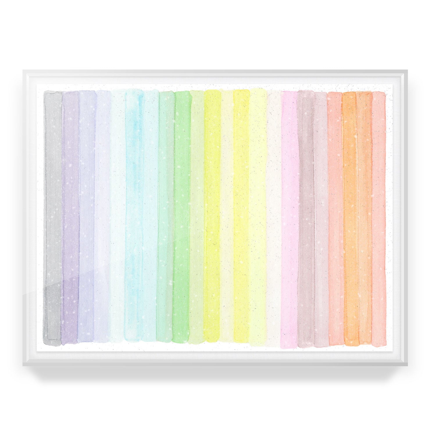 Chromatic Rainbow Embellished Print