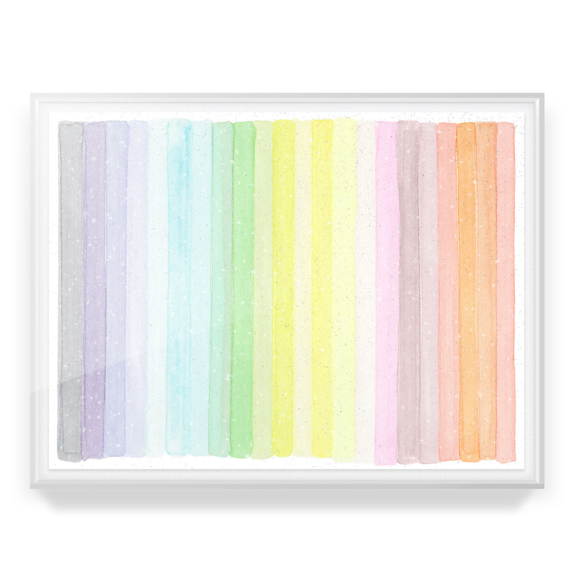 Chromatic Rainbow Embellished Print
