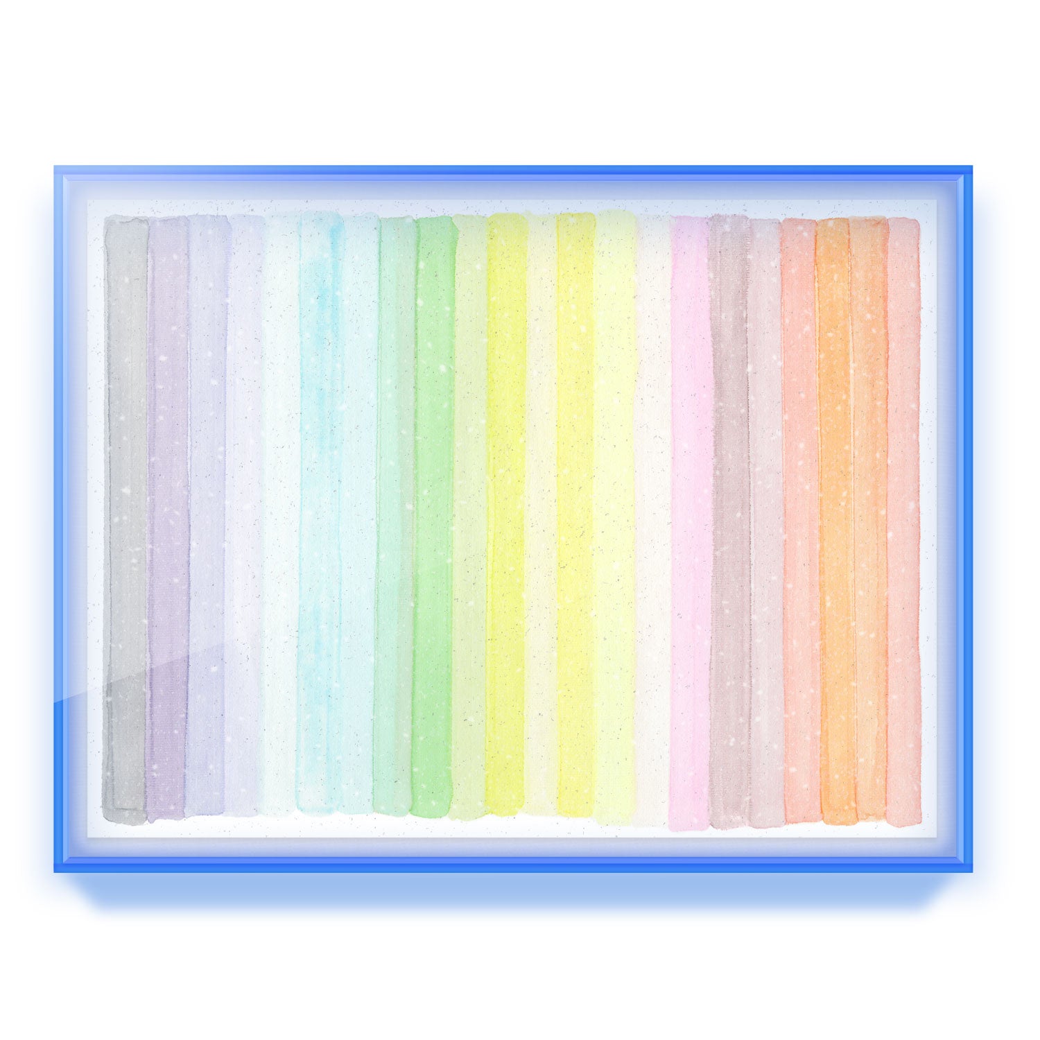 Chromatic Rainbow Embellished Print