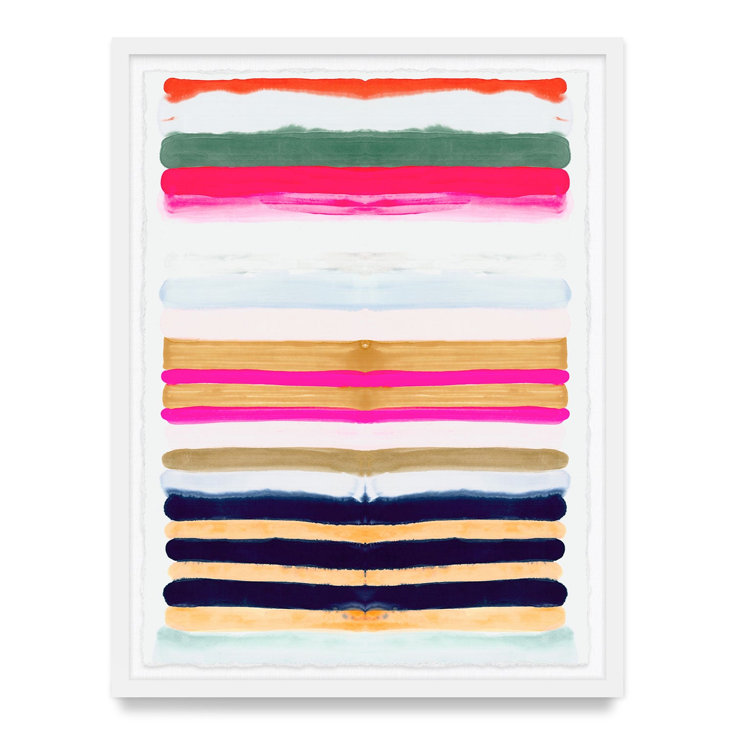Hot Stripes 2 Framed Art Print