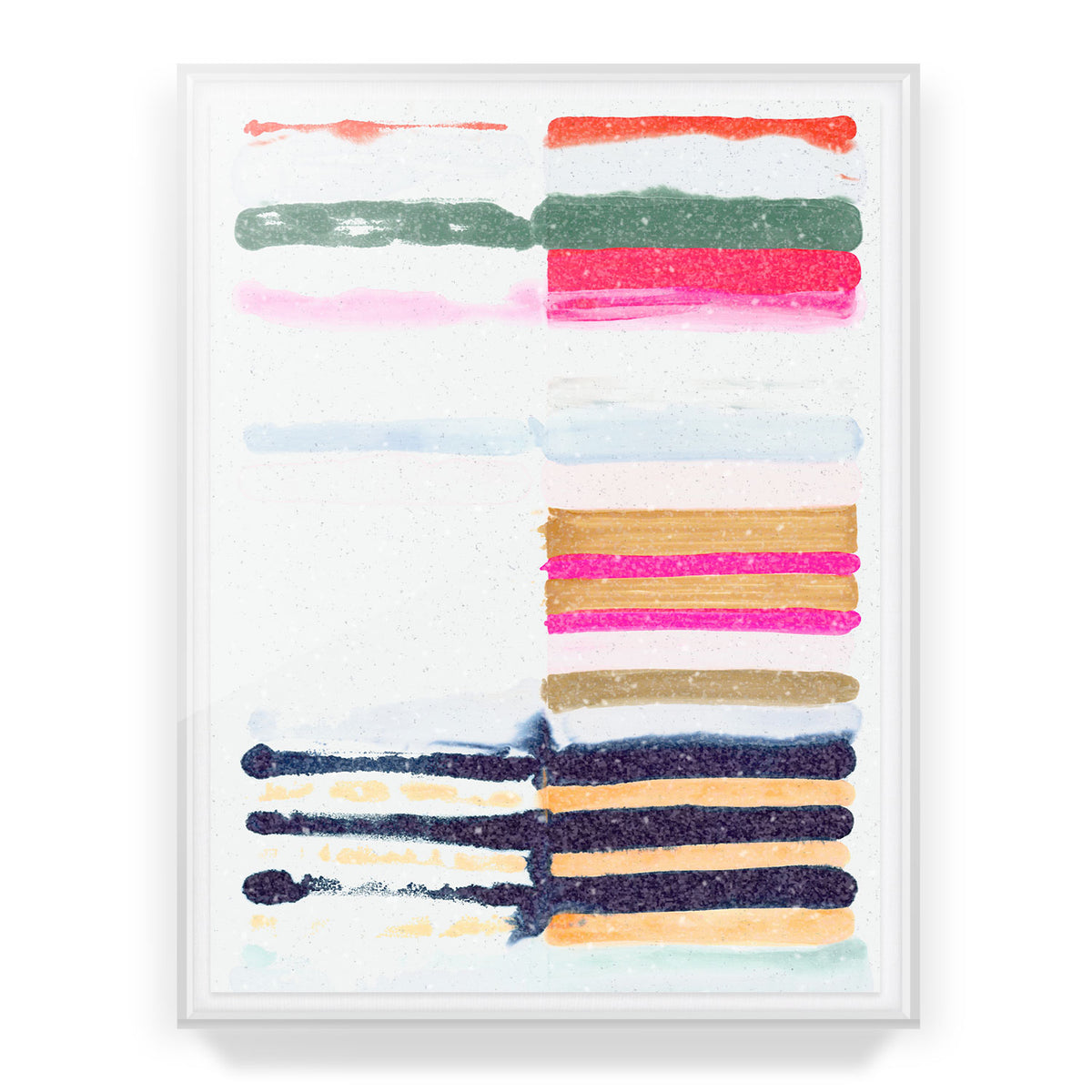 Hot Stripes Embellished Print