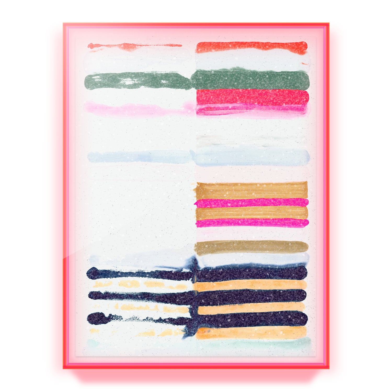 Hot Stripes Embellished Print
