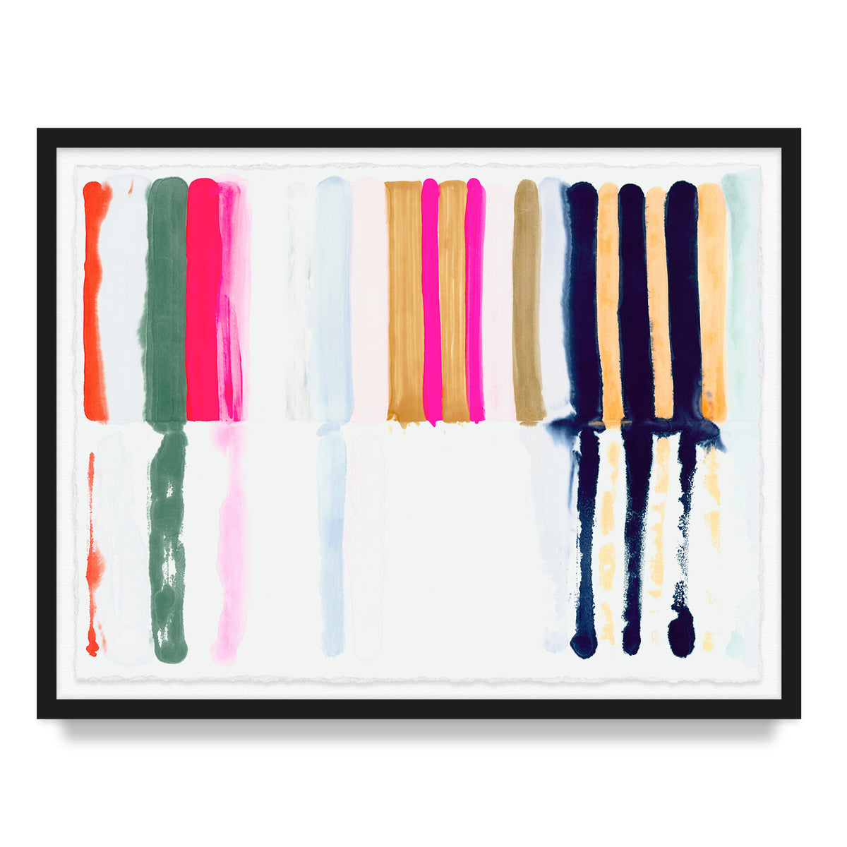 Hot Stripes Framed Art Print