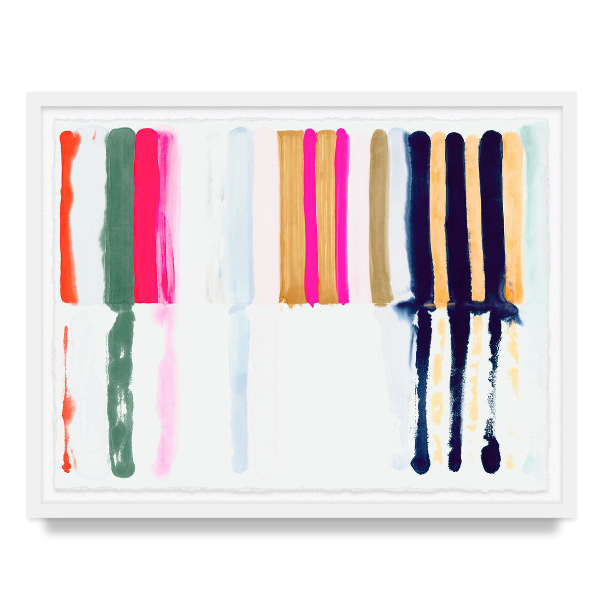 Hot Stripes Framed Art Print