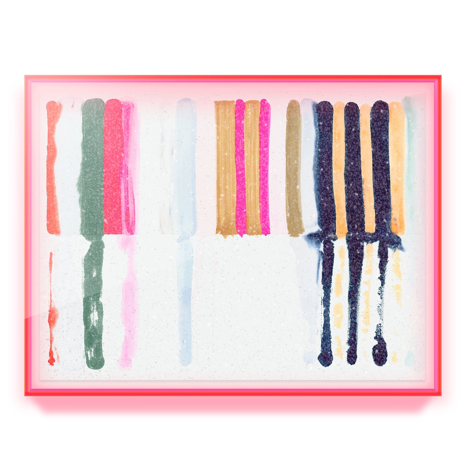 Hot Stripes Embellished Print