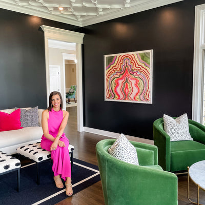 A Peek Inside This Realtor's High-Contrast, Art-Filled Home