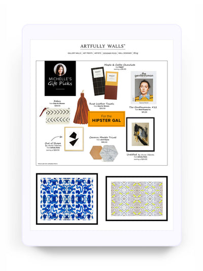 Artfully Walls: Michelle Adam's Gift Picks