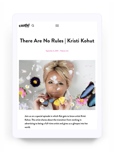 Create! Magazine: There Are No Rules