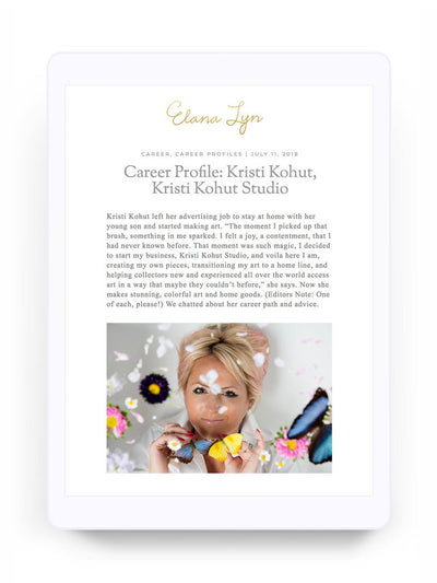 Elana Lyn: Career Profile: Kristi Kohut