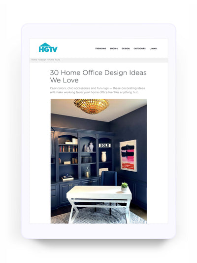 HGTV: 30 Home Office Design Ideas We Love
