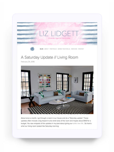 Liz Lidgett: Living Room Design