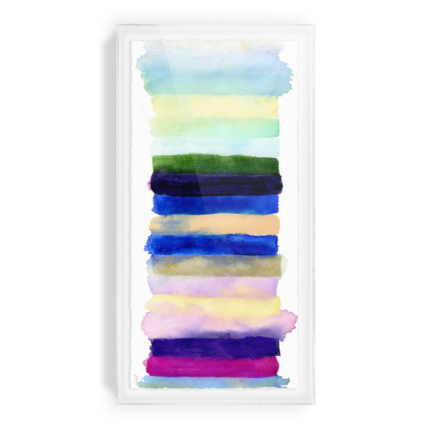 Radiant Stripe #2 Framed Art Print