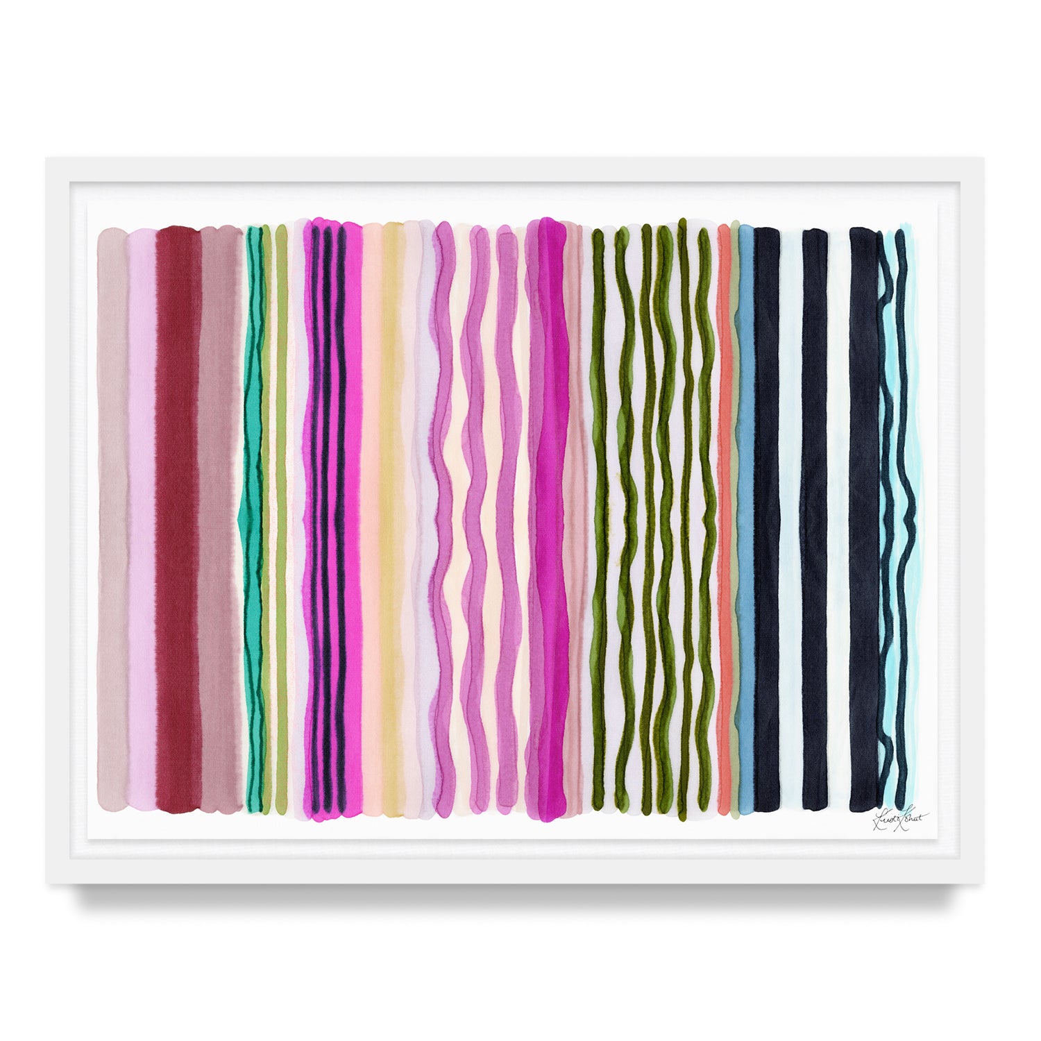 Chromatic Beat #3 Framed Art Print