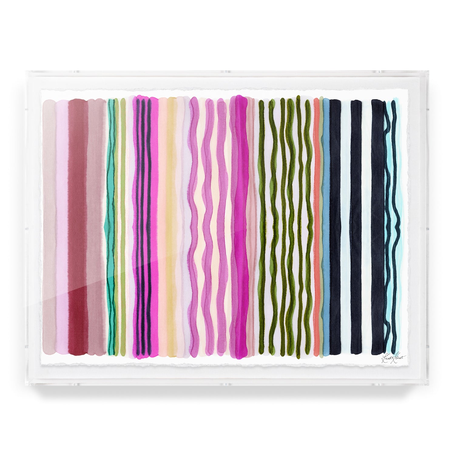 Chromatic Beat #3 Framed Art Print
