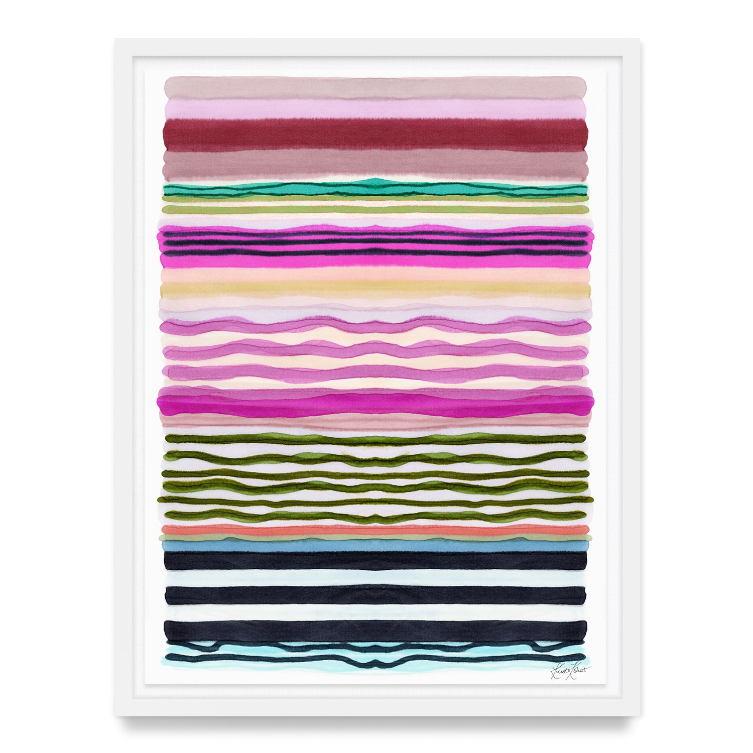 Chromatic Beat #3 Framed Art Print