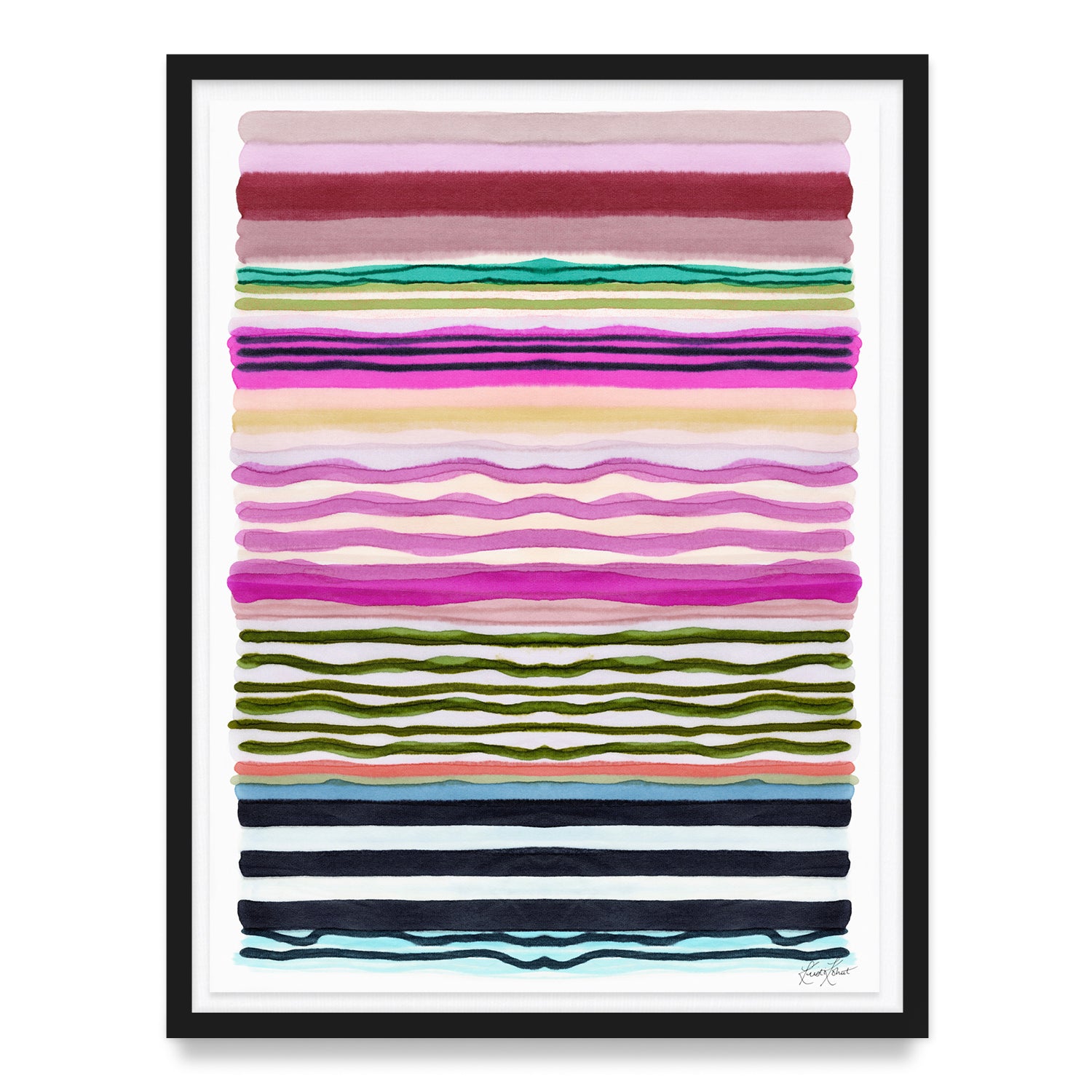 Chromatic Beat #3 Framed Art Print