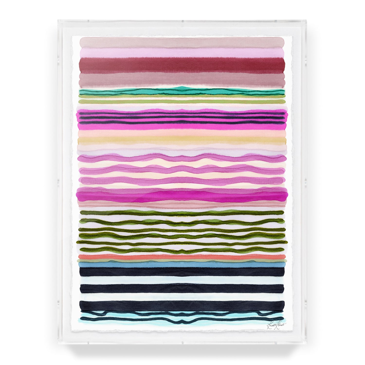 Chromatic Beat #3 Framed Art Print