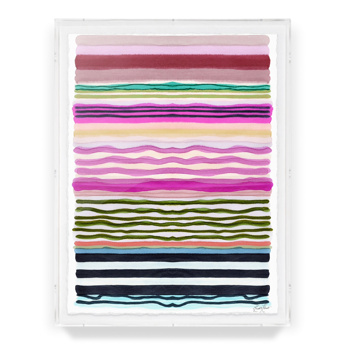 Chromatic Beat #3 Framed Art Print