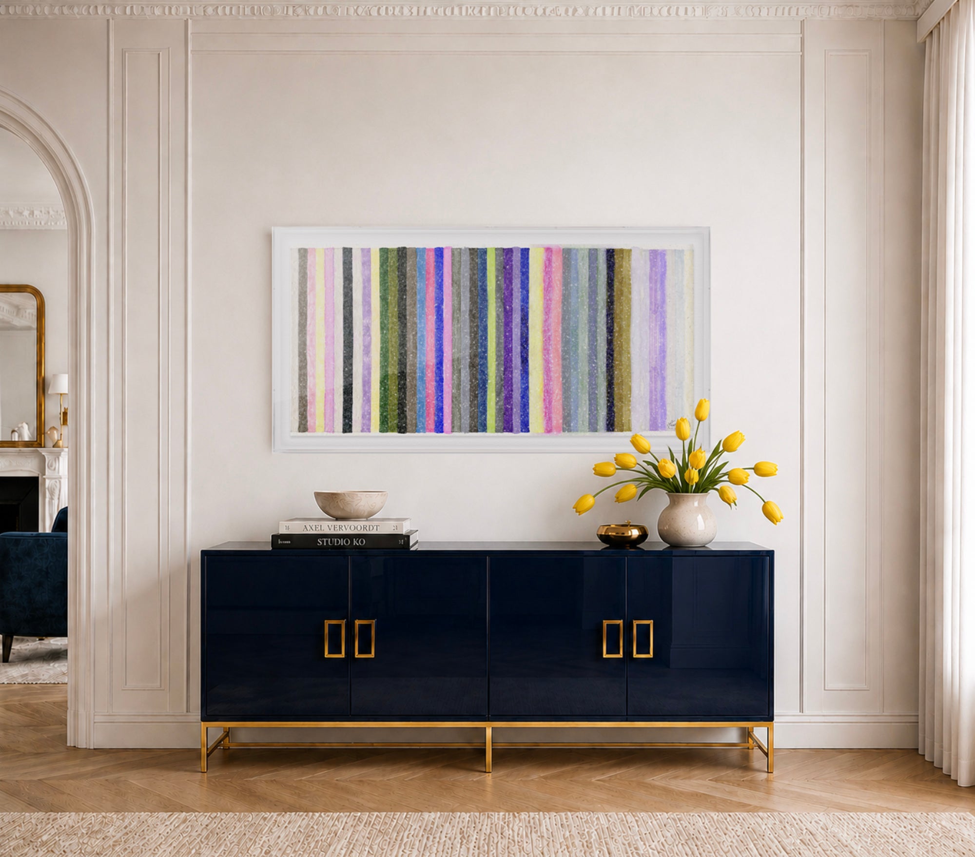 Chromatic Harmony #23 Embellished Print