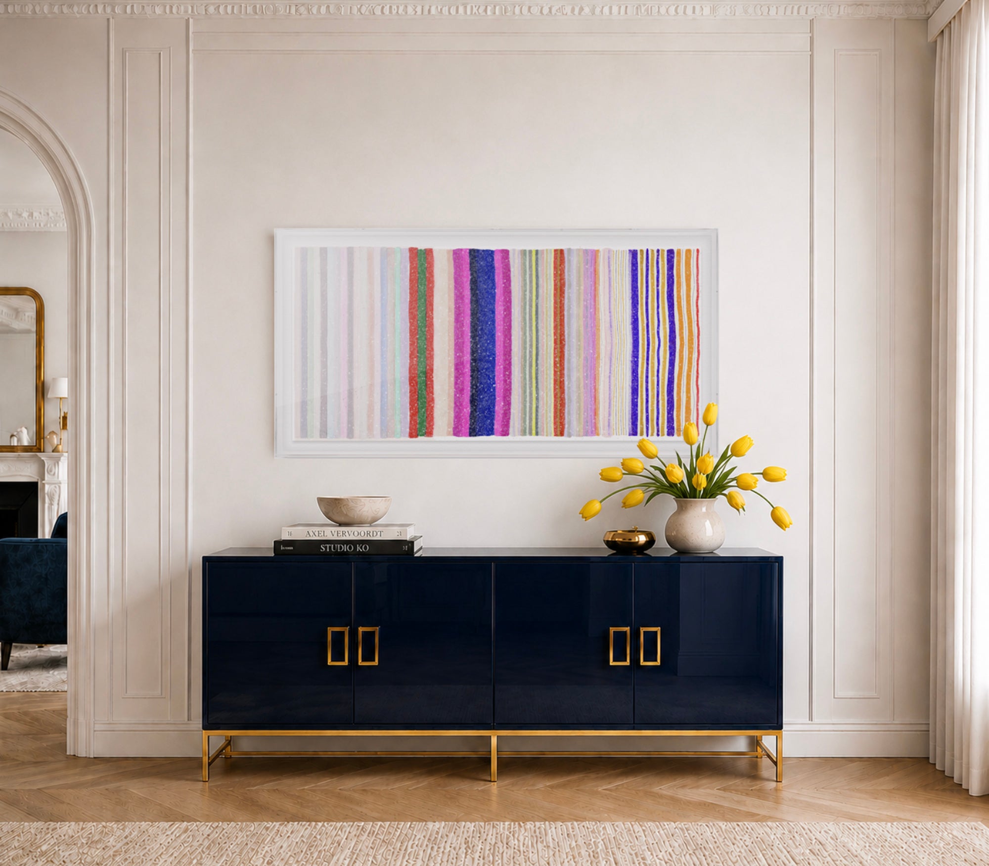 Rainbow Bliss Embellished Print