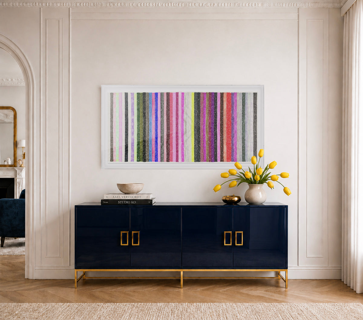 Chromatic Harmony #25 Embellished Print