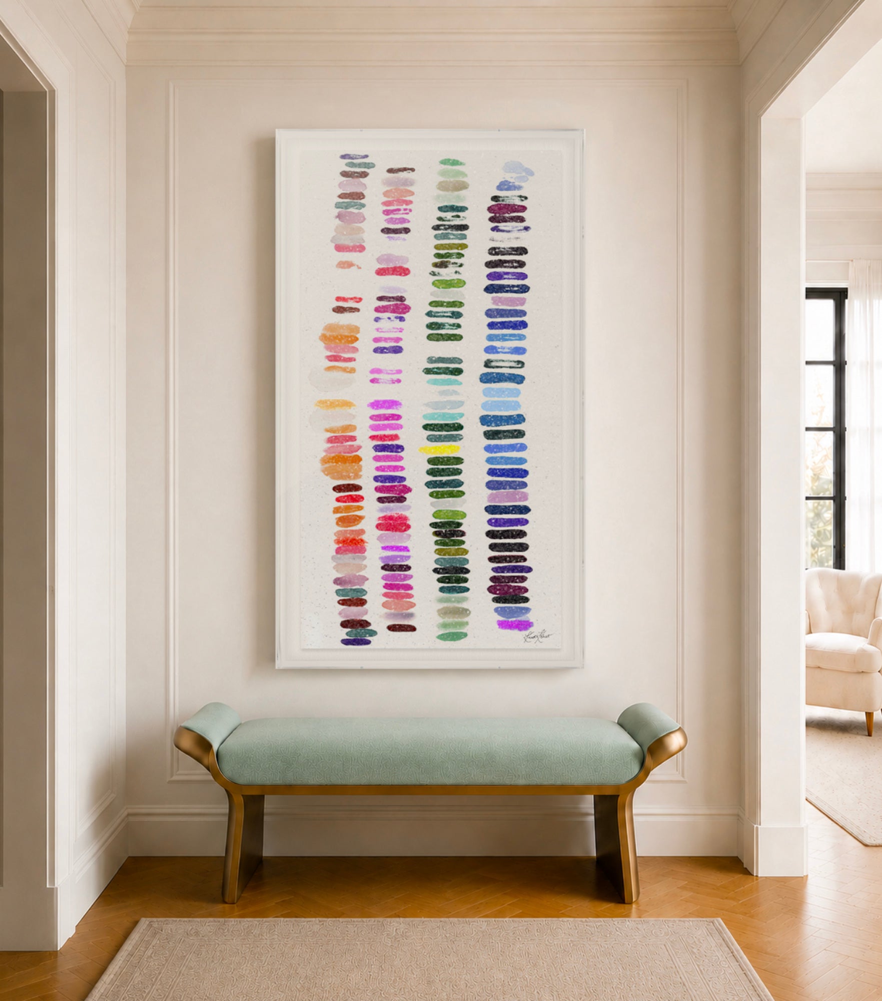 Leave a Big Mark Embellished Print