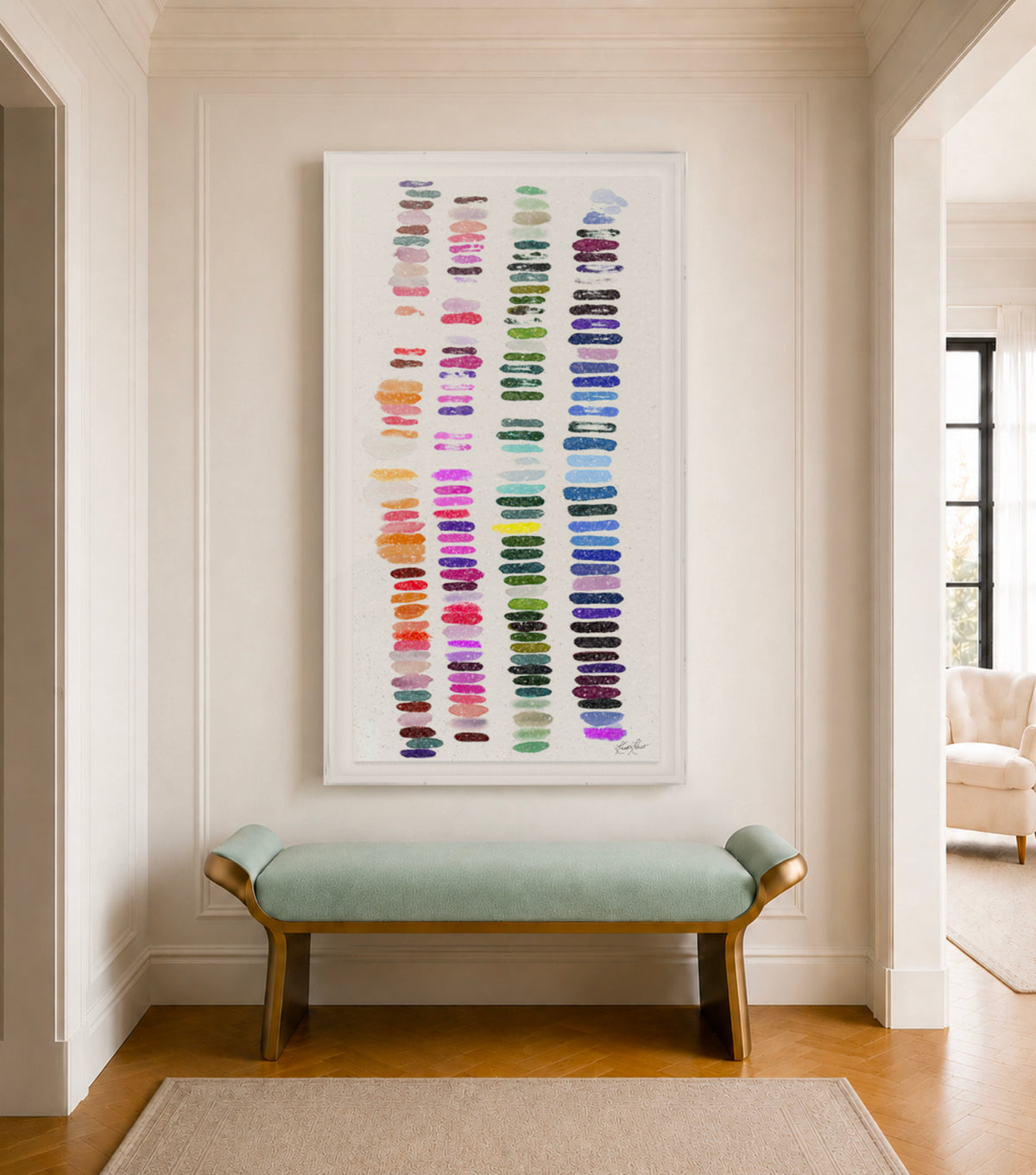Leave a Big Mark Embellished Print