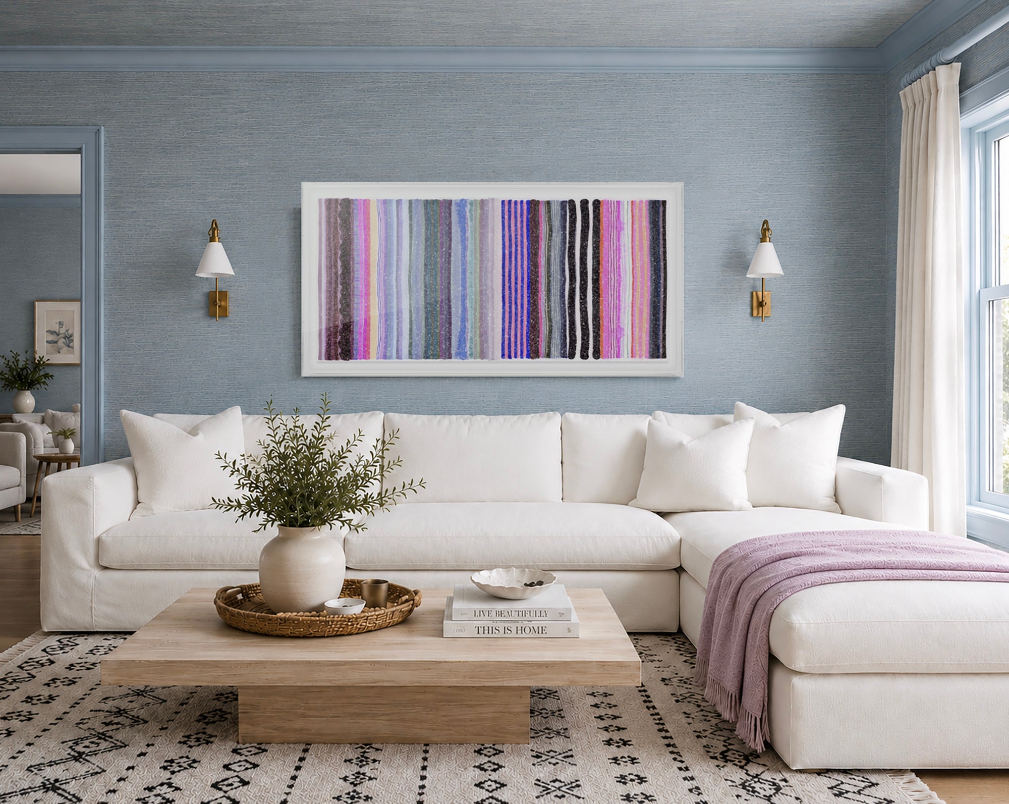 Chromatic Symphony 3 #2 Embellished Print