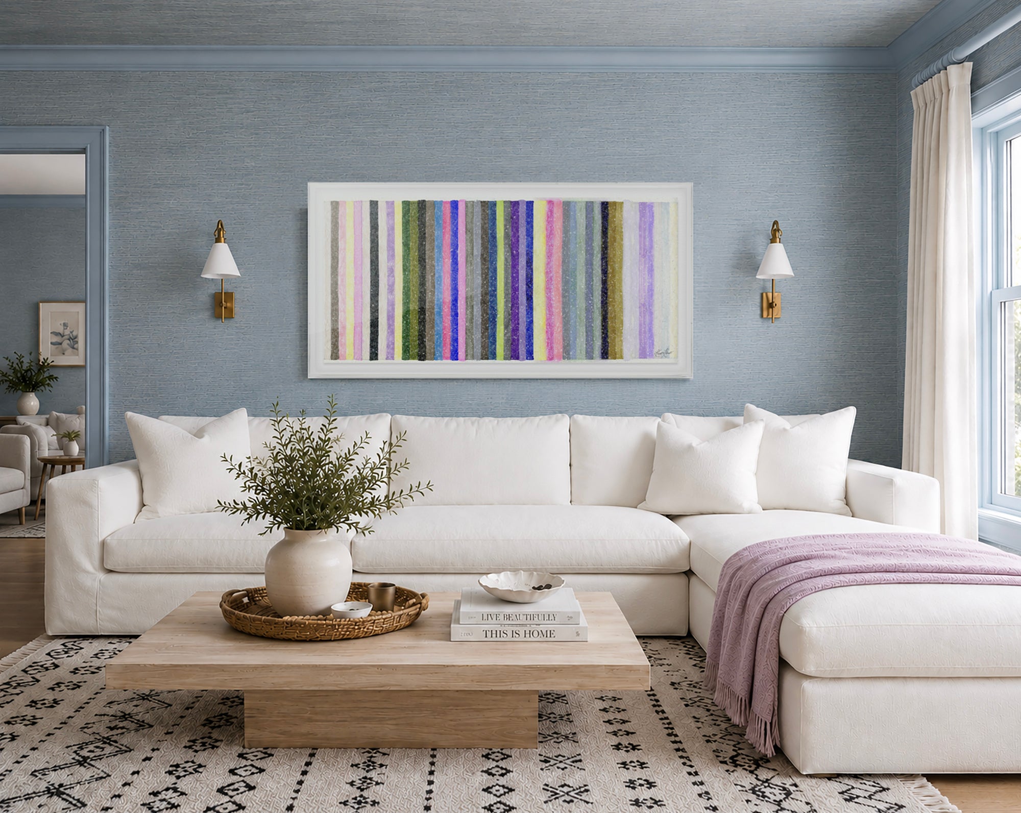 Chromatic Harmony #23 Embellished Print
