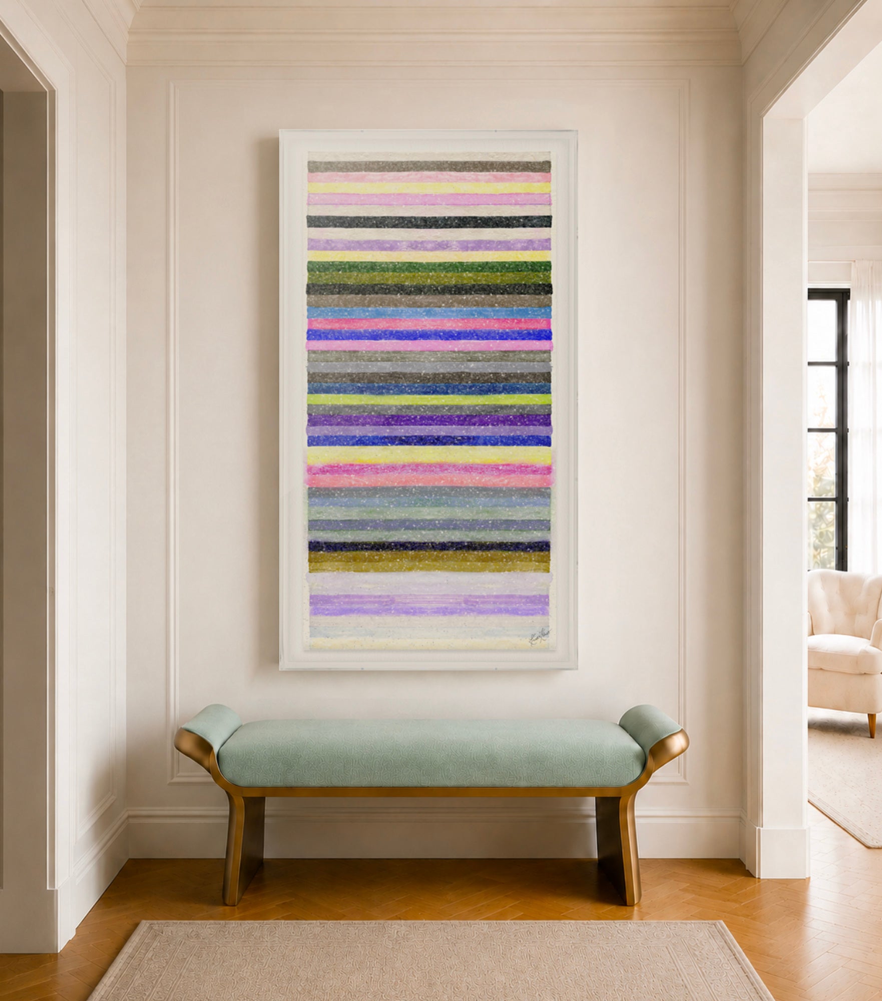 Chromatic Harmony #23 Embellished Print