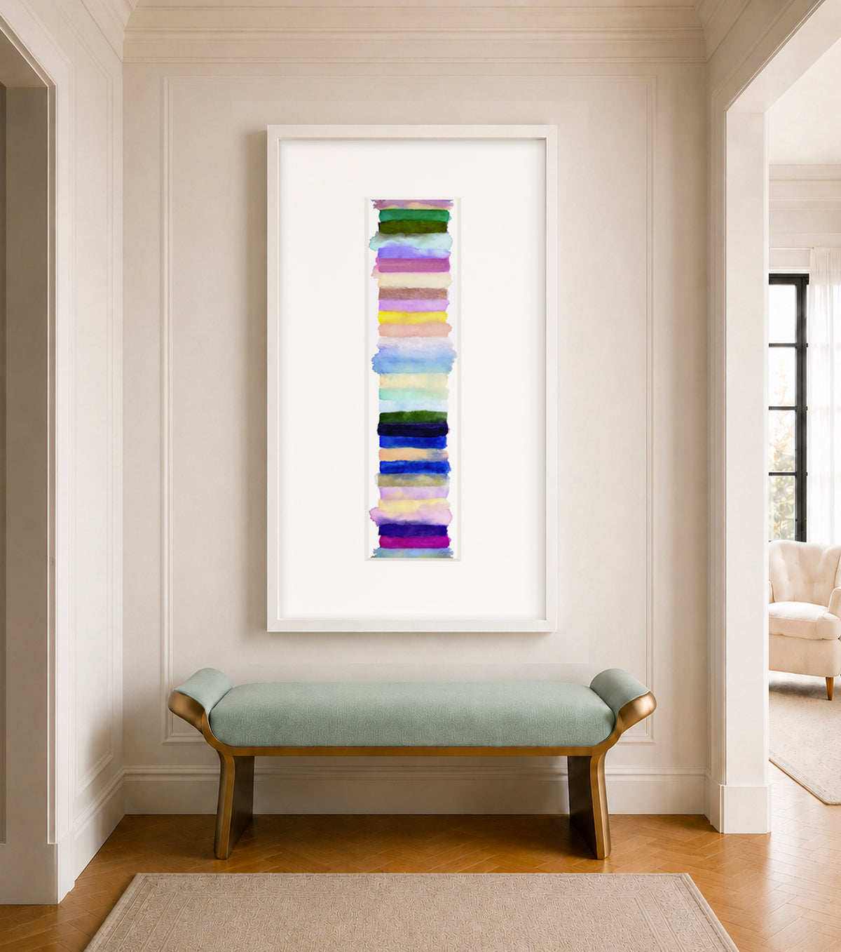 Radiant Vibes Framed Art Print