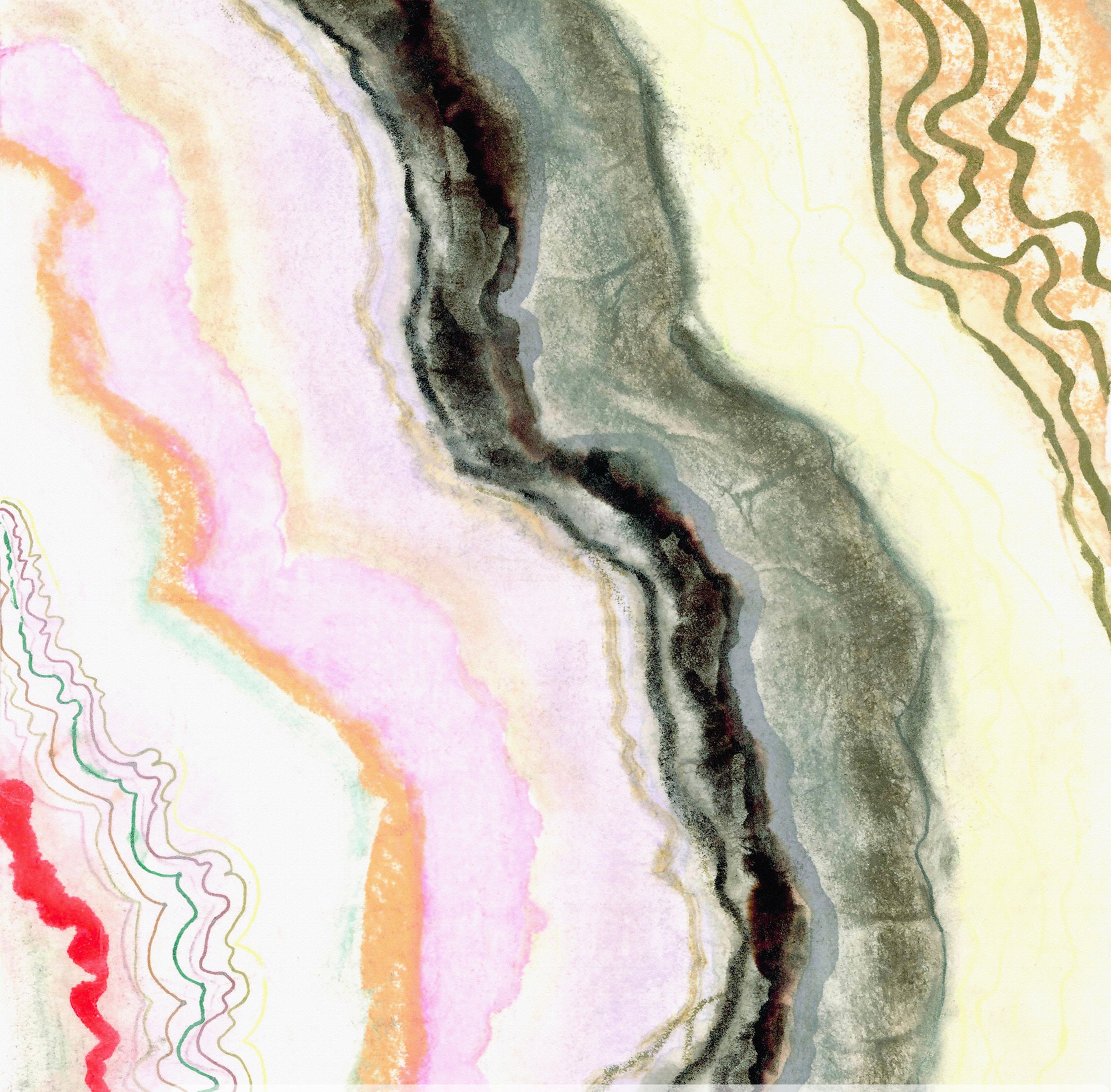 Cotton Candy Agate Framed Fine Art Print