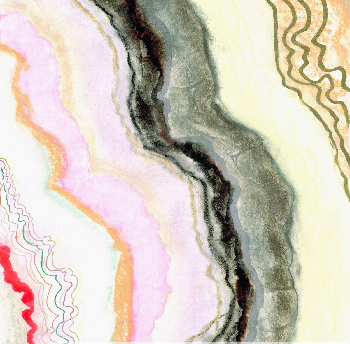 Cotton Candy Agate Framed Fine Art Print
