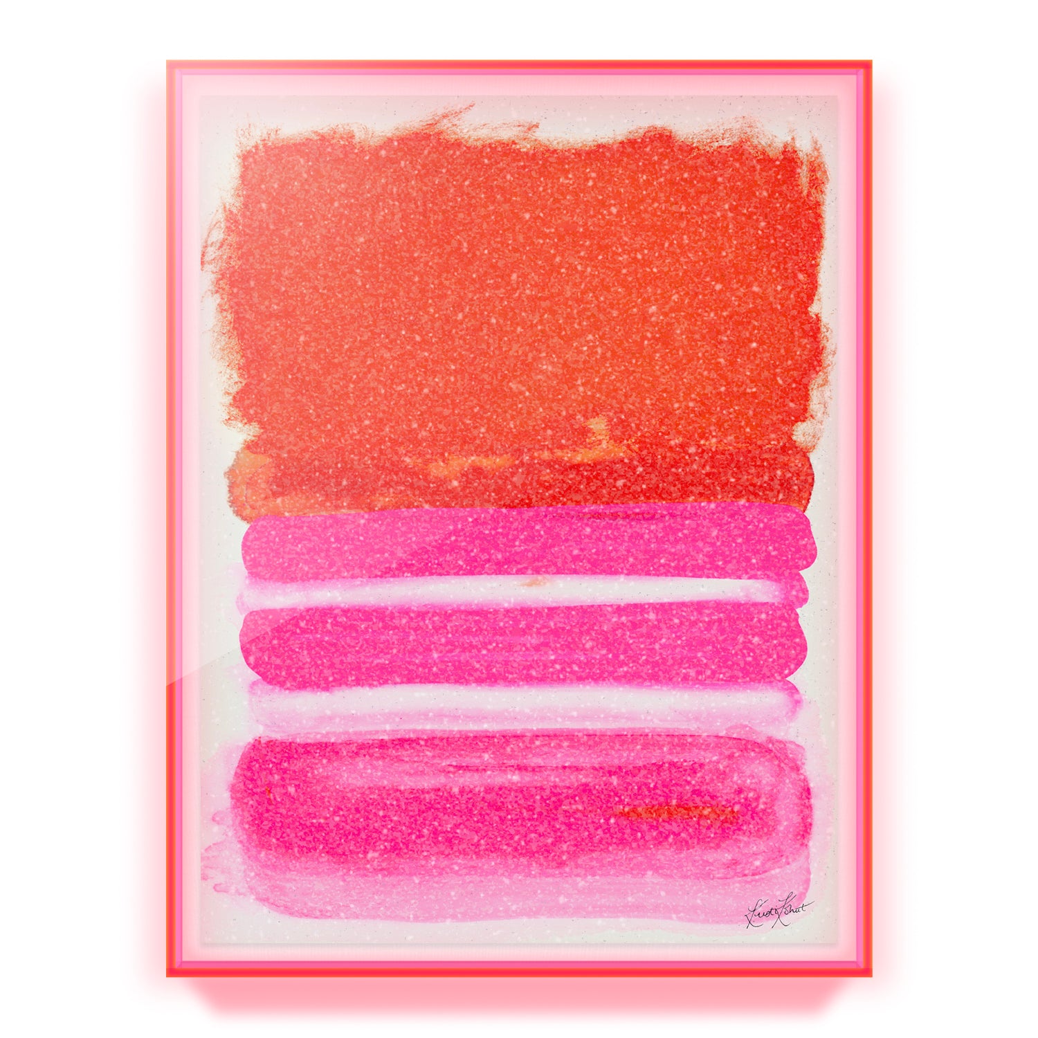 Be Vibrant Embellished Fine Art Print
