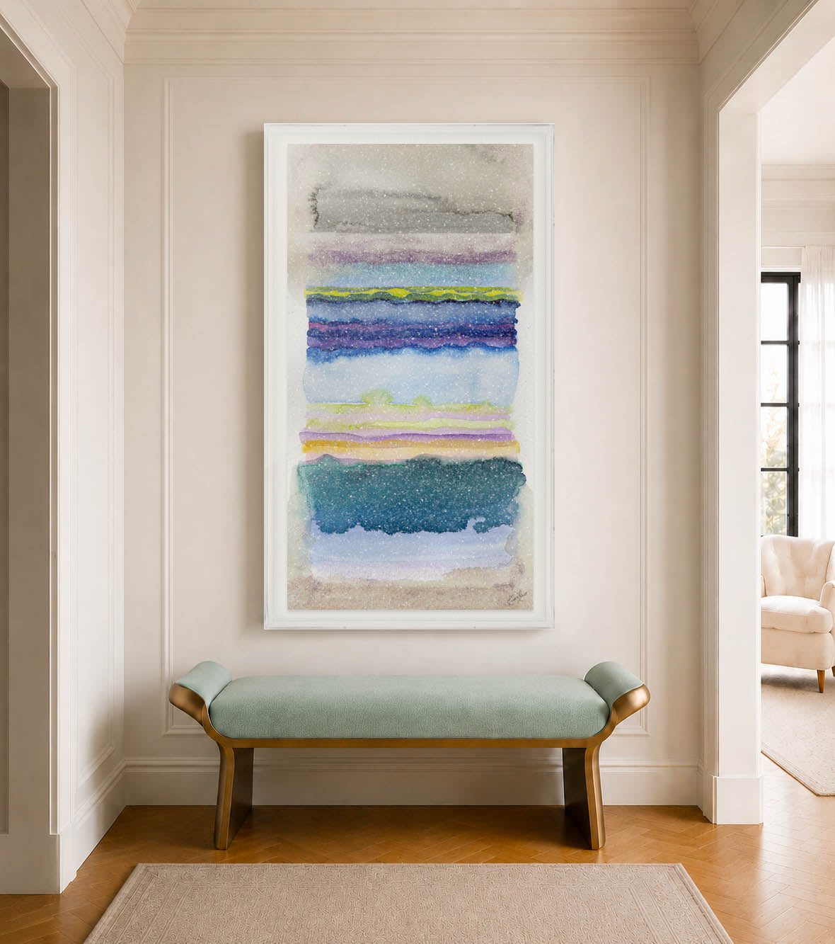Opalite Dusk 2 Embellished Print