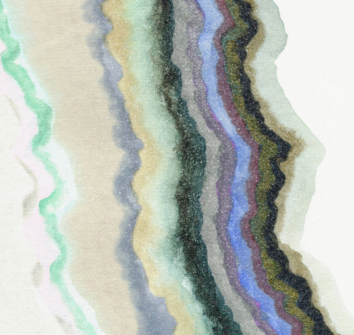 Light Between The Cracks Embellished Print