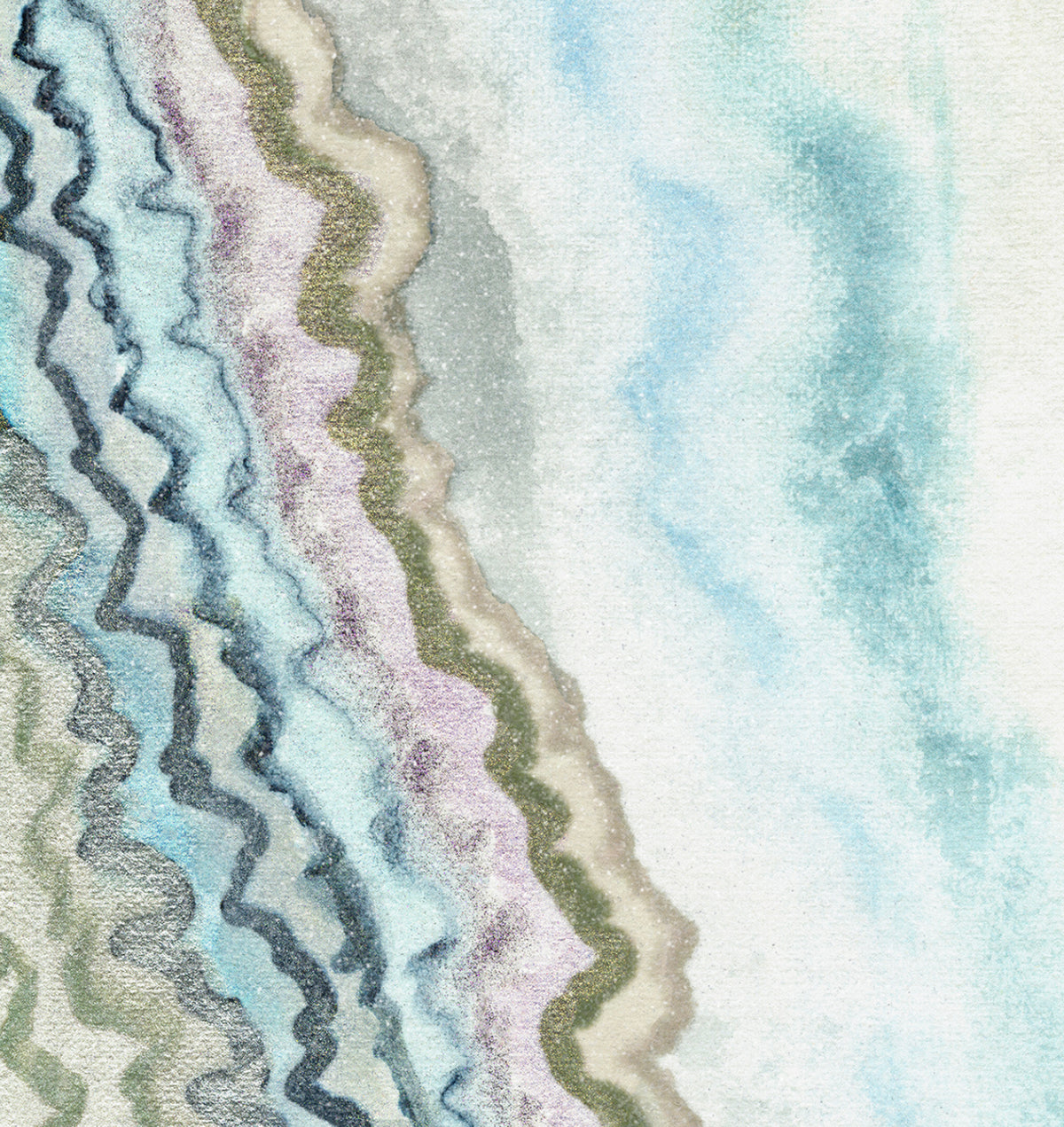 Light Between The Cracks Embellished Print