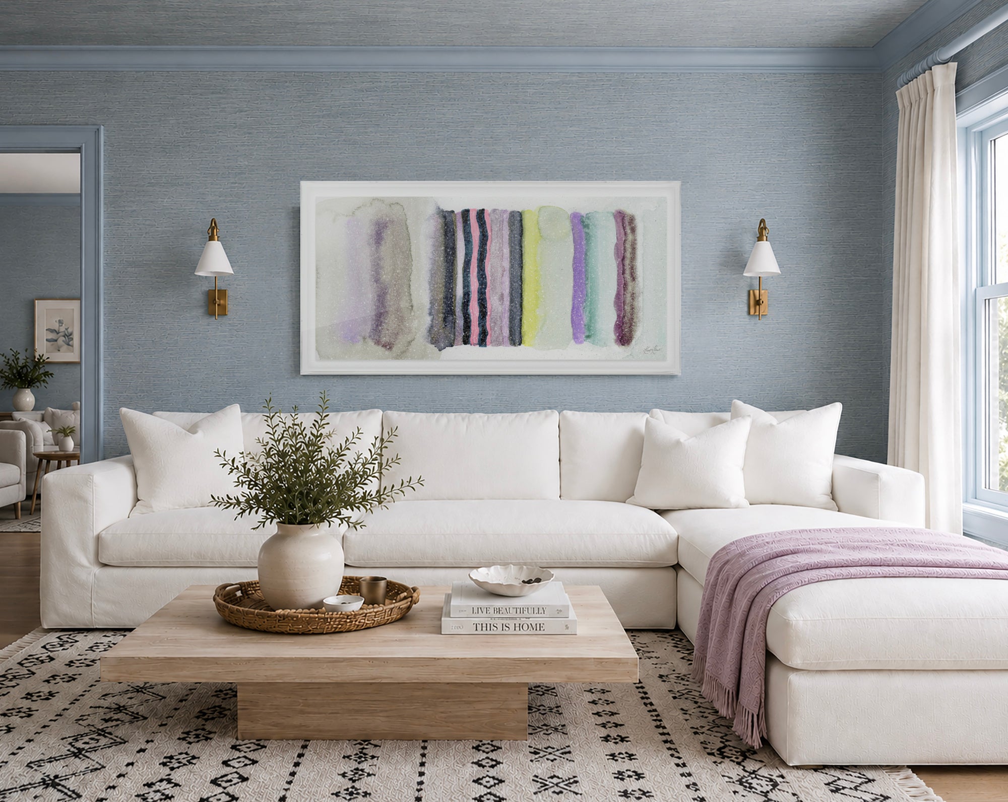 Opalite Dawn 2 Embellished Print