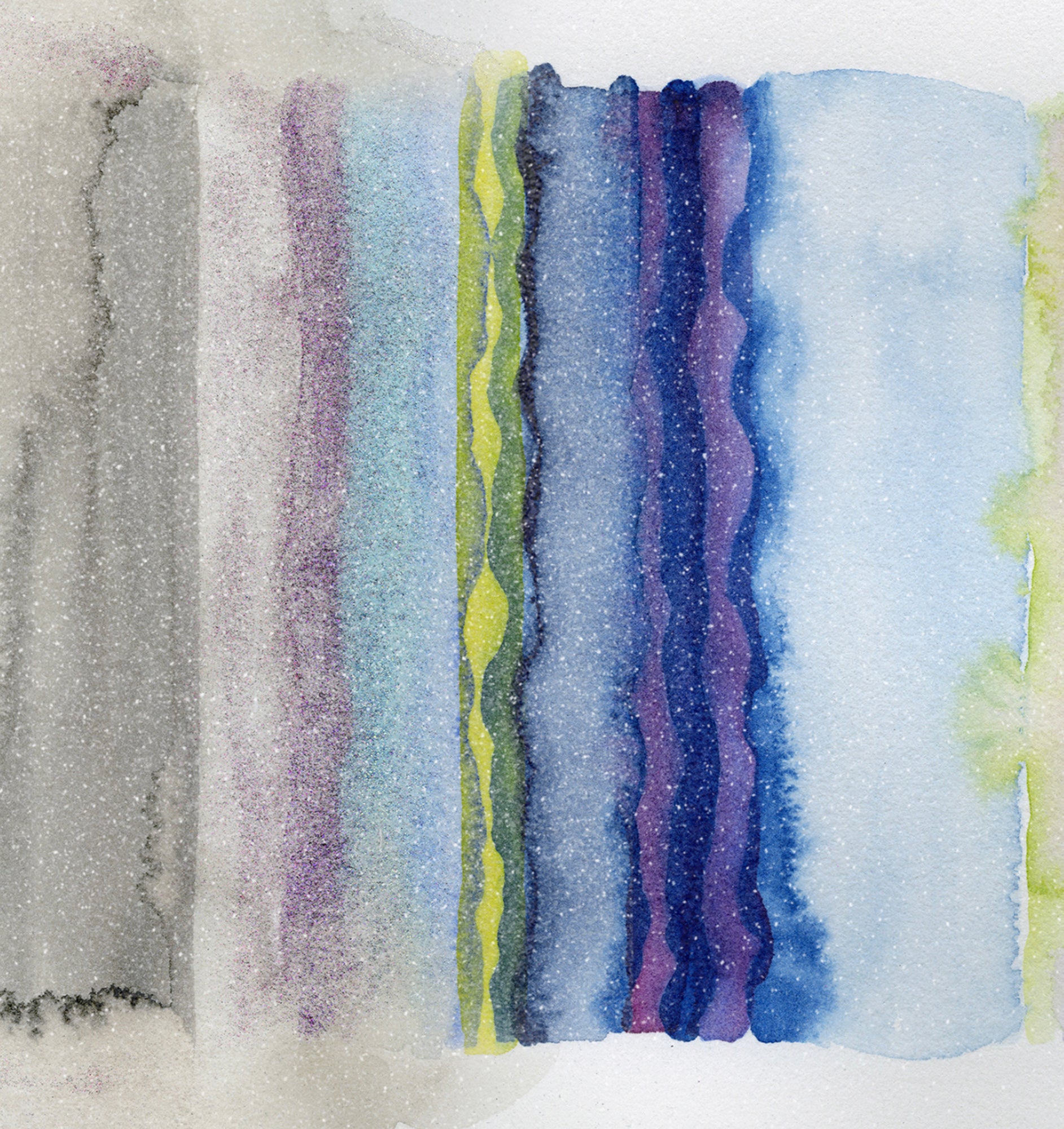 Opalite Dusk 2 Embellished Print