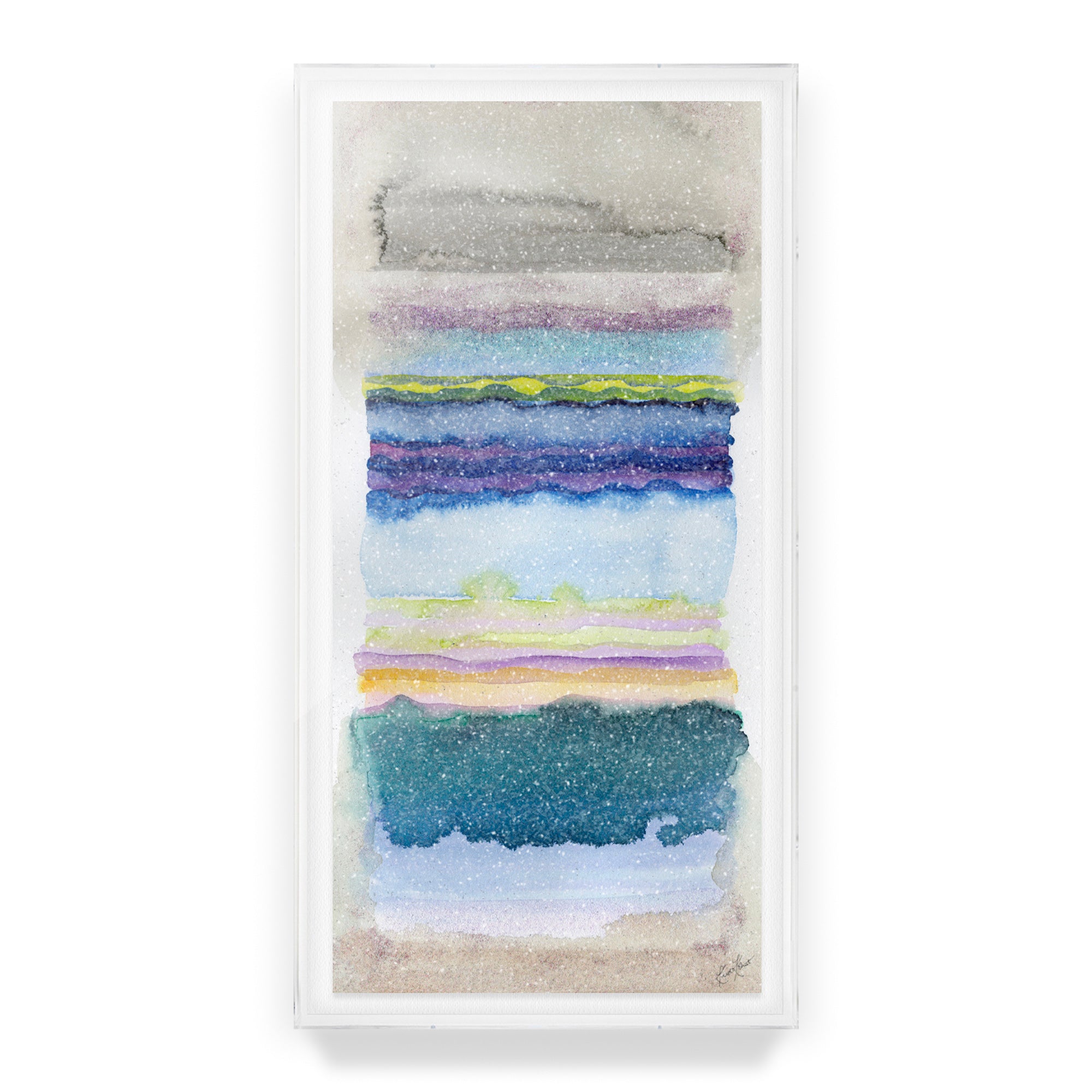 Opalite Dusk 2 Embellished Print