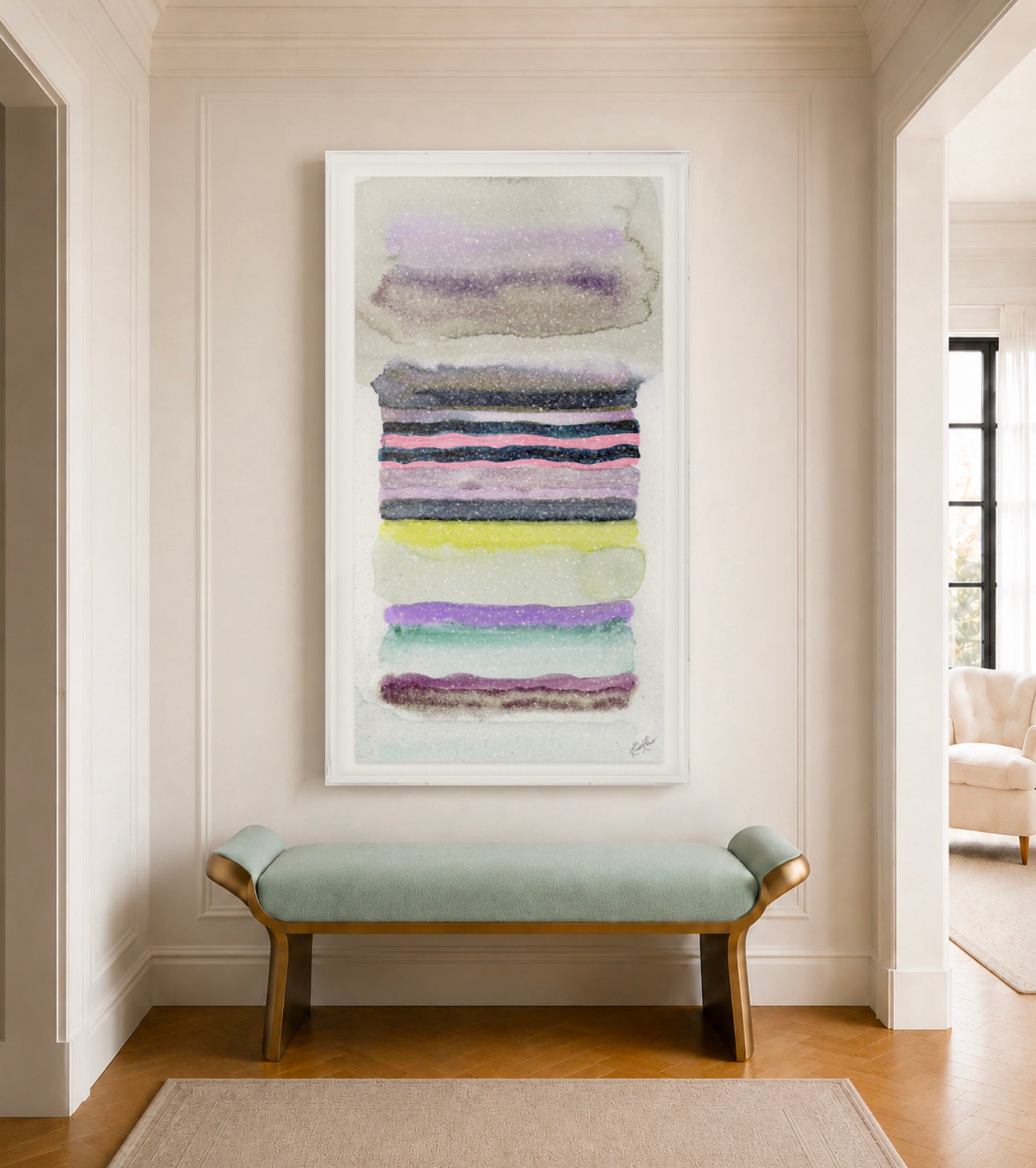 Opalite Dawn 2 Embellished Print