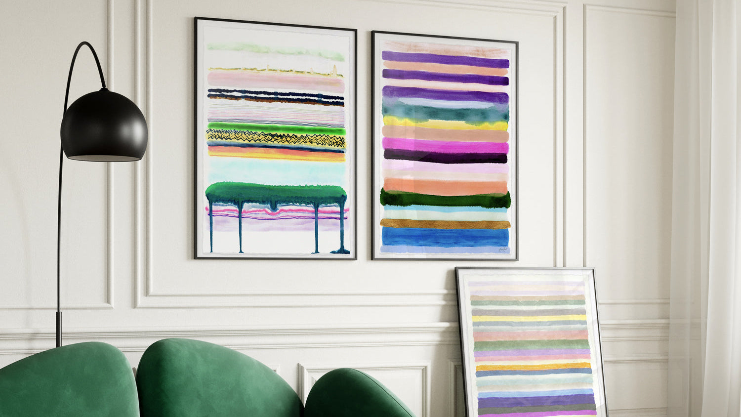 Chromatic Harmony #1 Framed Art Print