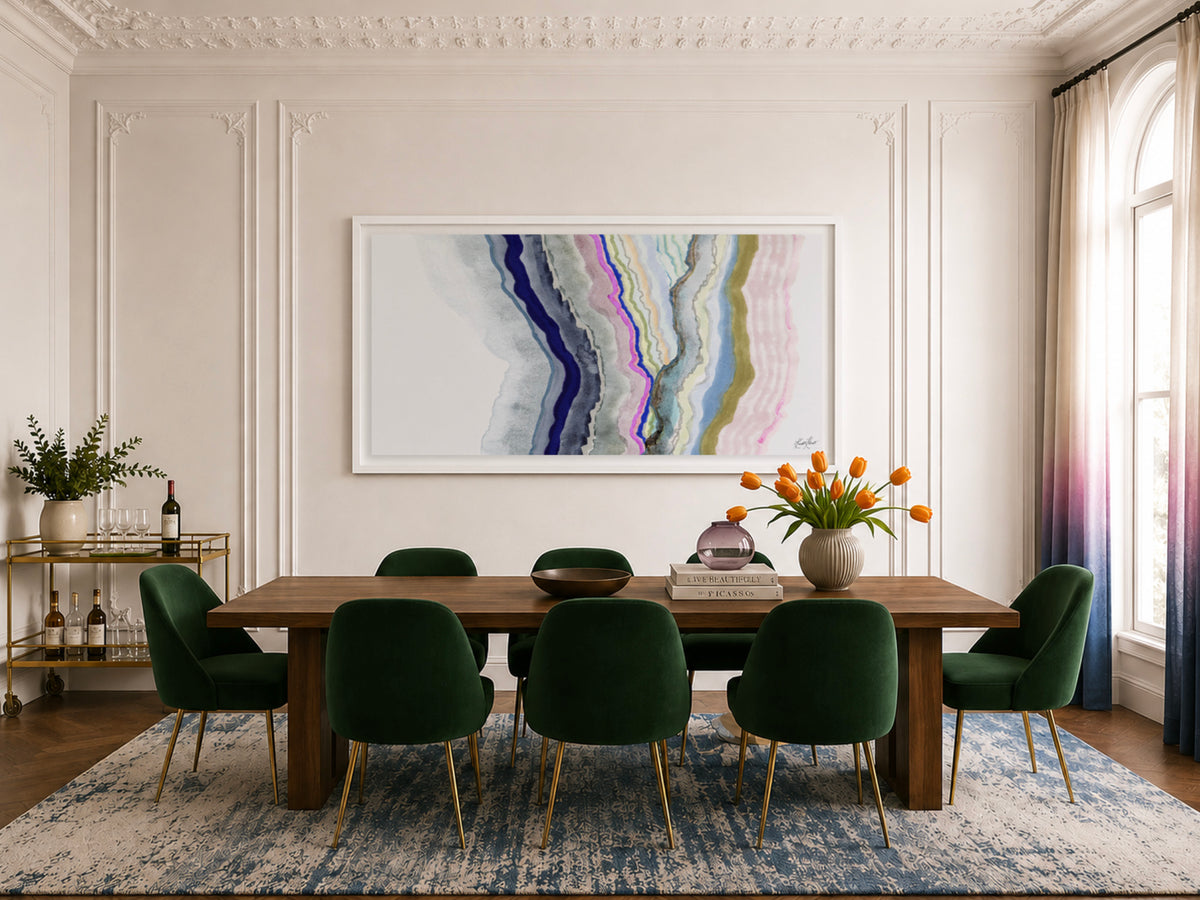 Chromatic Wonder Framed Fine Art Print