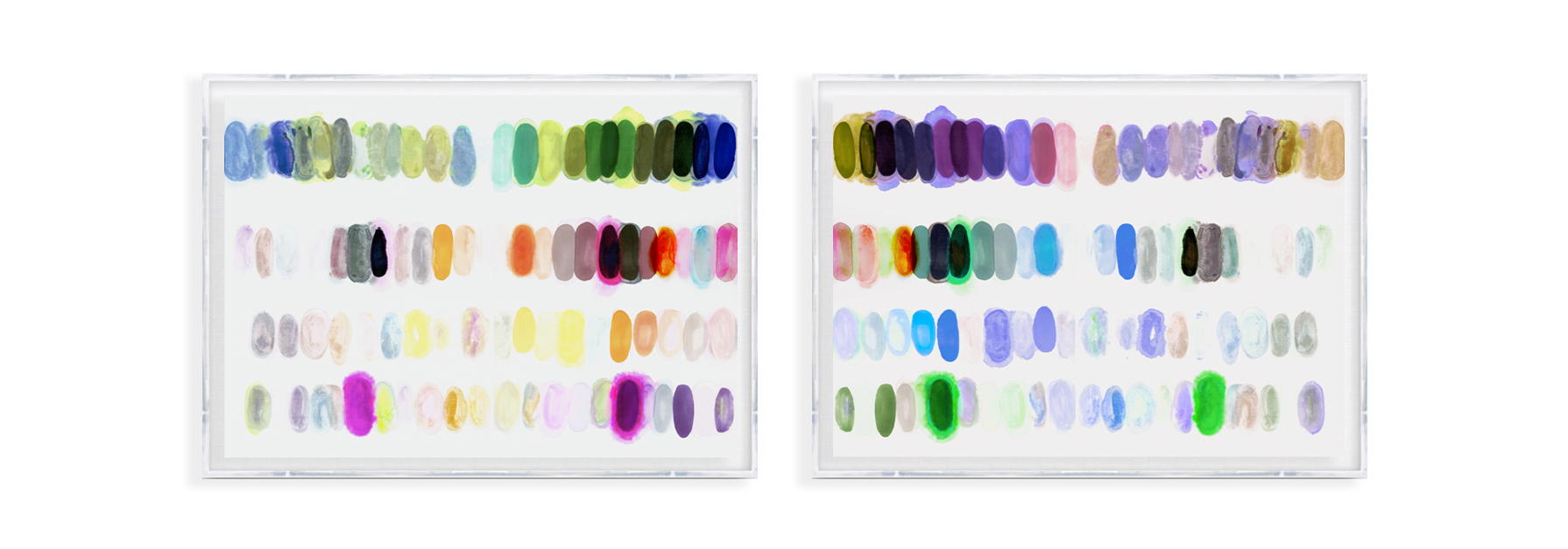 What We Leave Behind Diptych - Framed Art Print