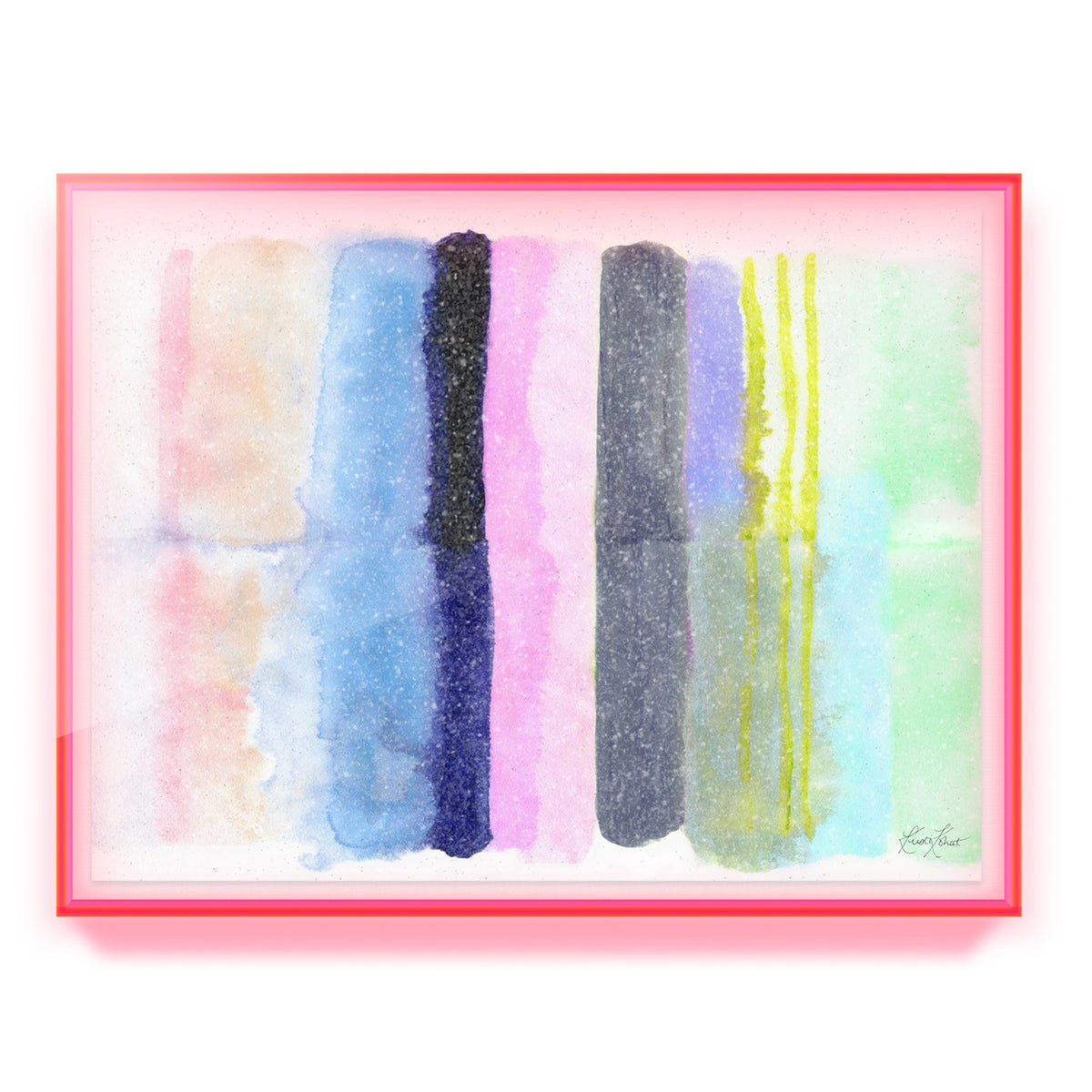 Spring Stripes #2 Embellished Print