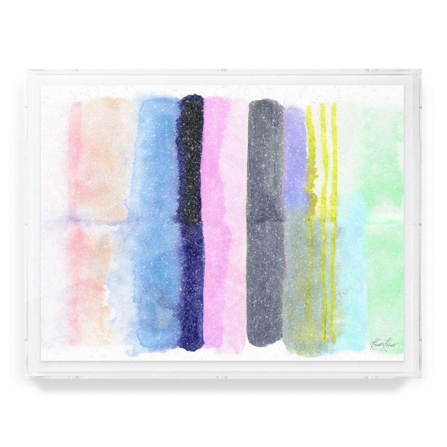 Spring Stripes #2 Embellished Print