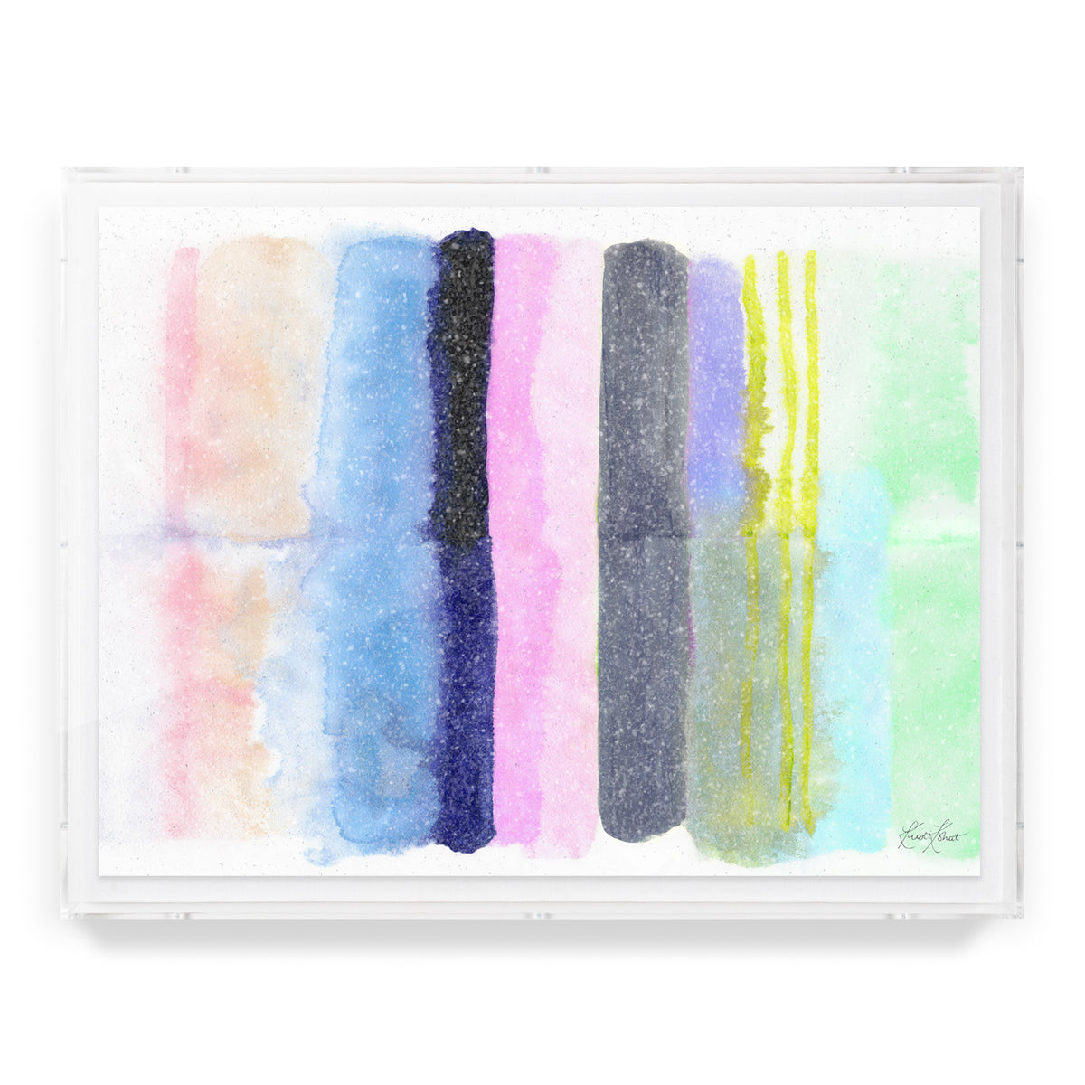 Spring Stripes #2 Embellished Print