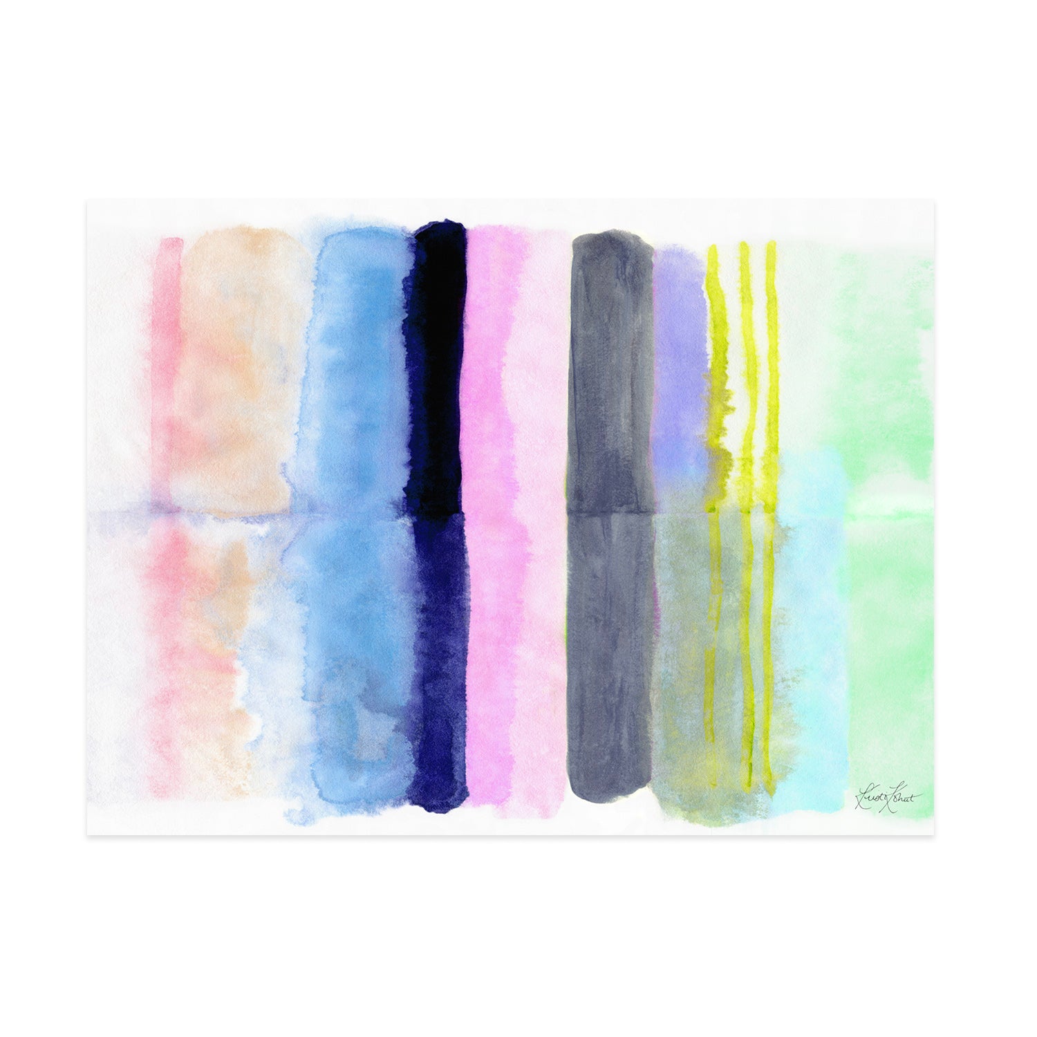 Spring Stripes #2 Framed Art Print